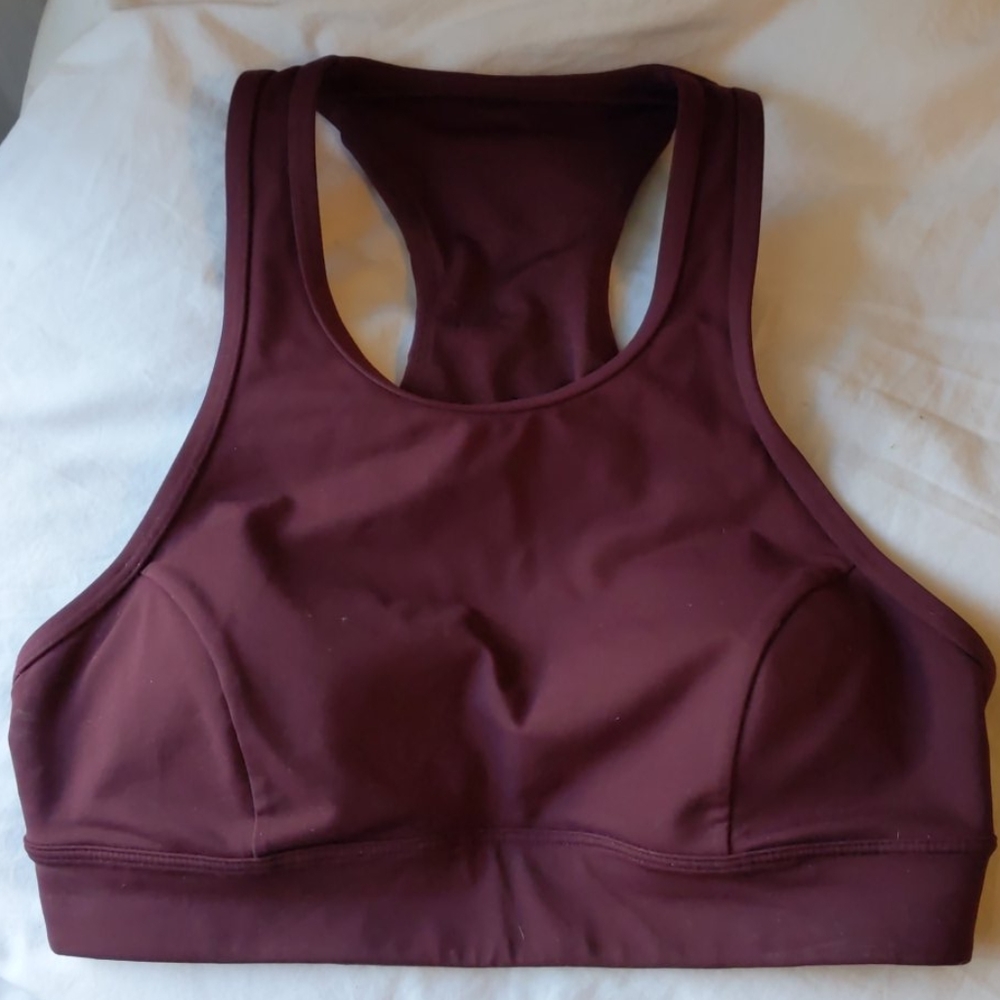 Maroon Lululemon Bra - 4/6
